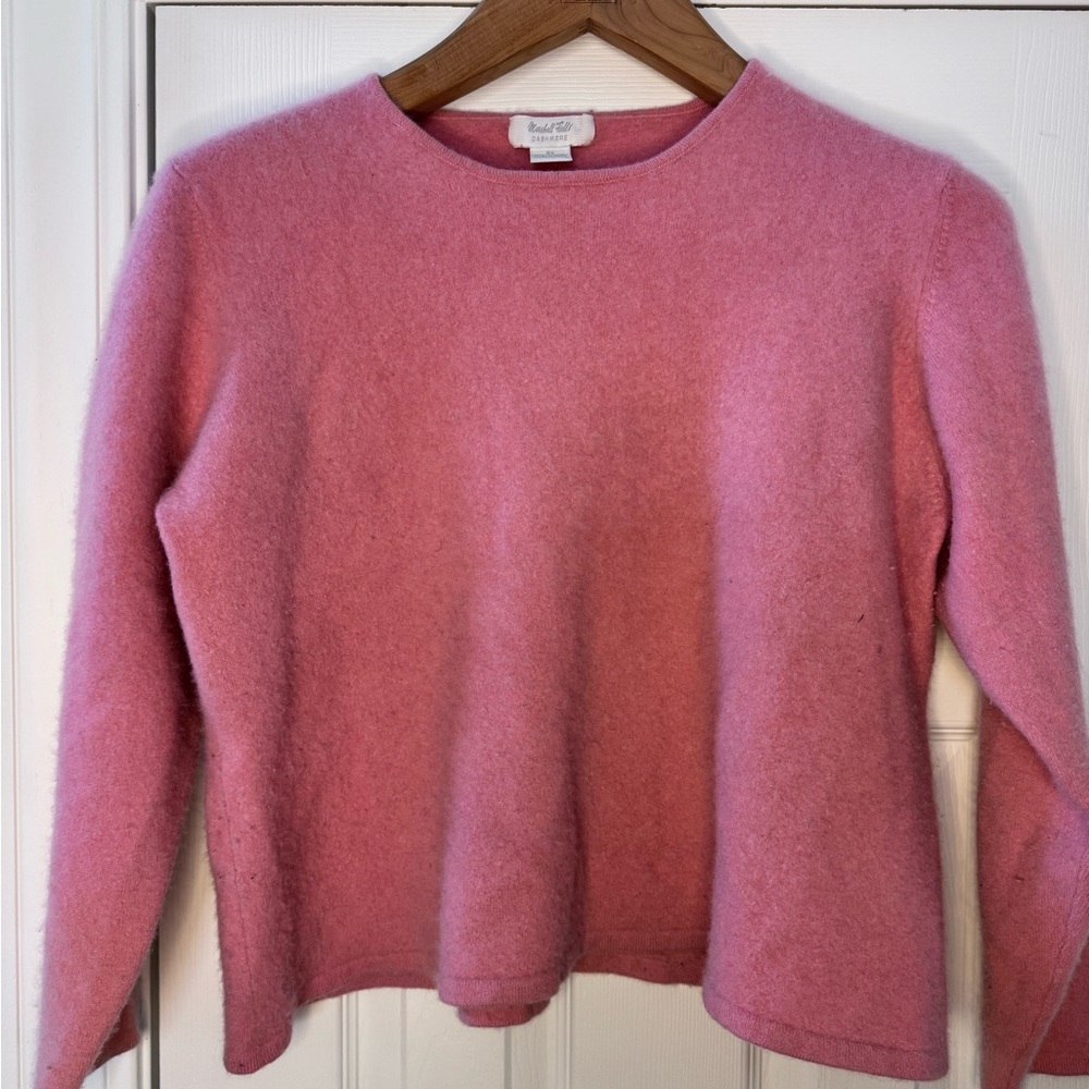 Pink  100% Cashmere Sweater